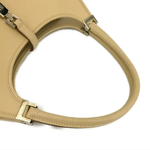 Gucci Beige Leather Jackie Handbag